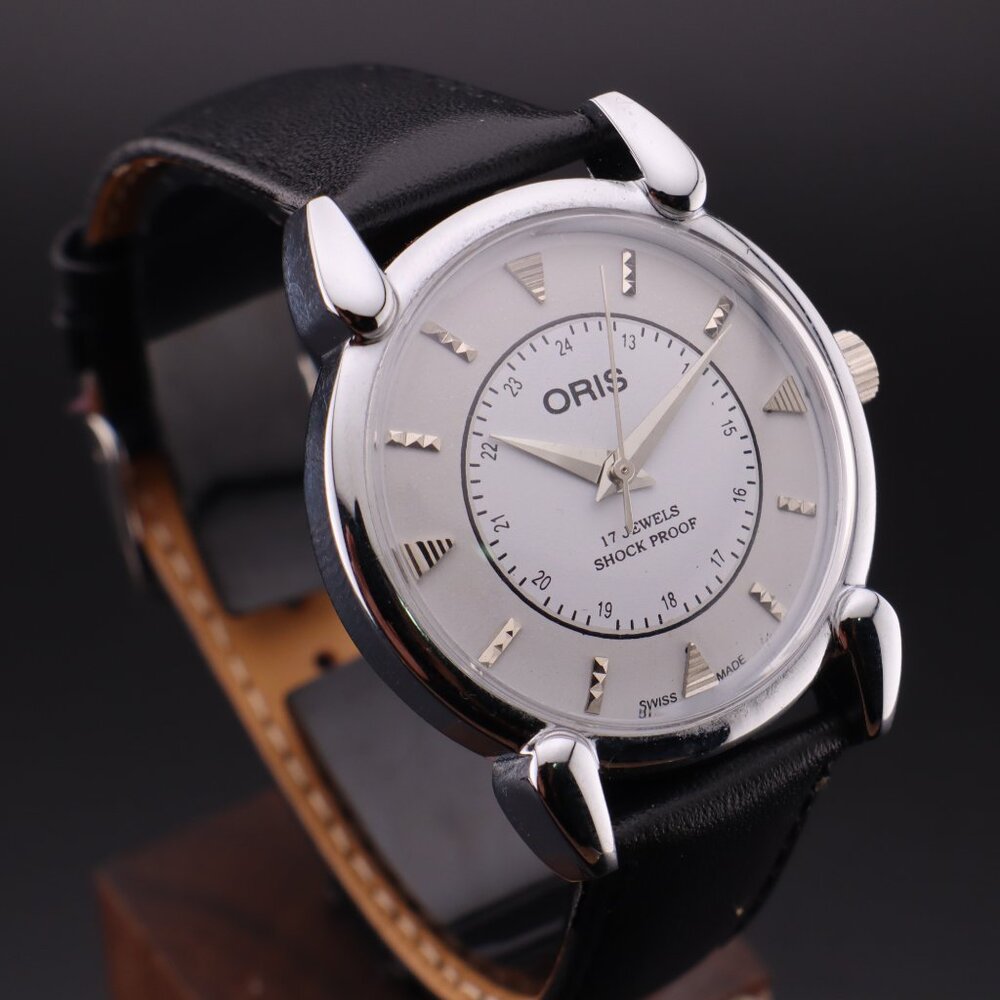 Oris Vintage Swiss 17 Jewels Hand-Wound Mechanical Men's Watch - FREE SHIPPING